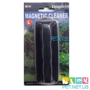 магнитная щетка  для чистки аквариумного стекла Dophin